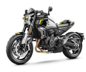 Moto 700CX-X Sport em branco.