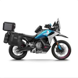 Moto 800MT-X Origem 3 em azul.