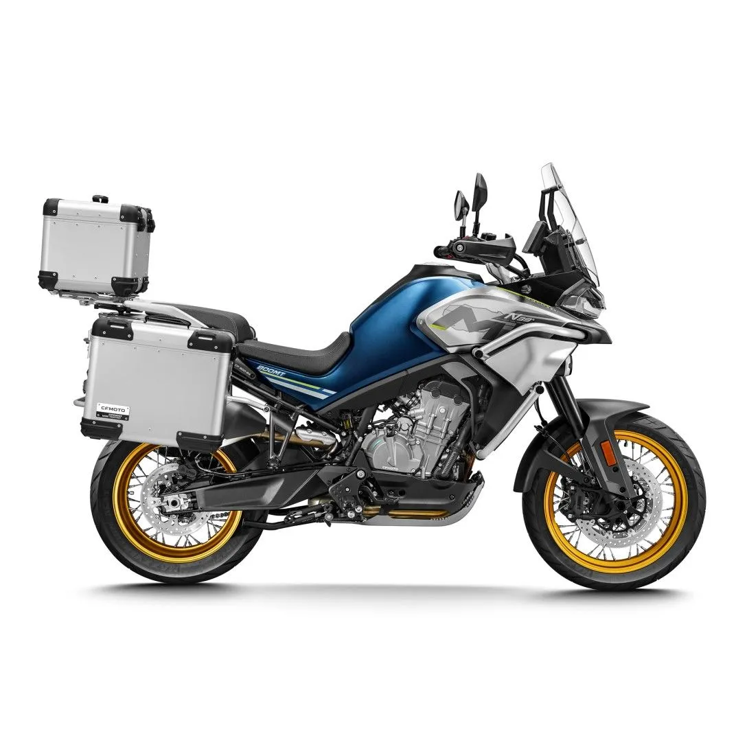 Moto 800MT-X Origem 3 em azul.