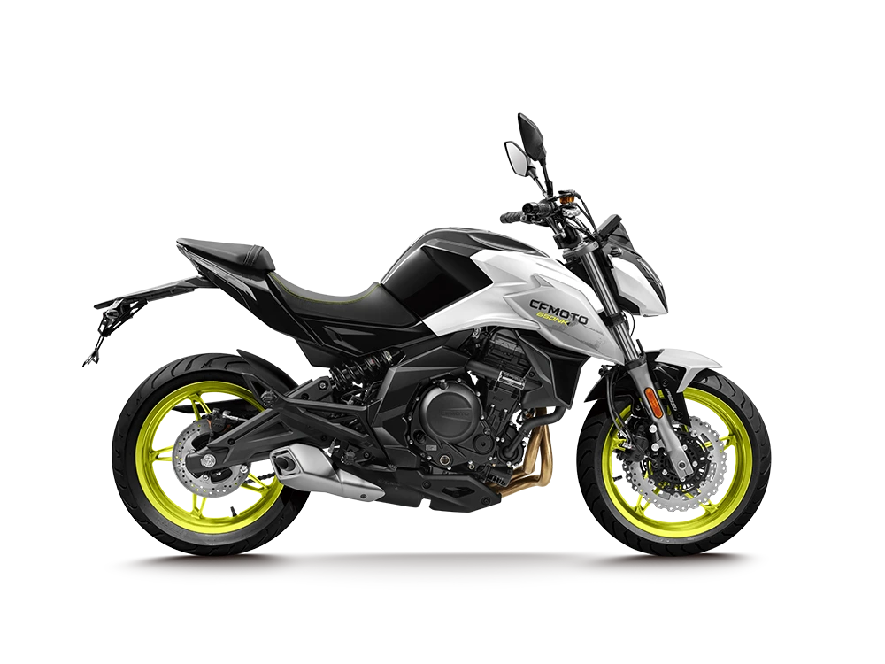 Moto 650NK em branco.