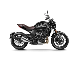 Moto 700CL-X Heritage em preto.