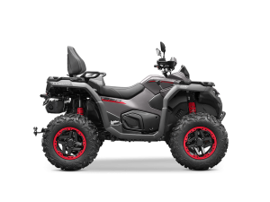 Moto CFORCE 850 TOURING em cinzento.