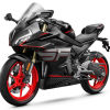 Moto 450SR em preto.