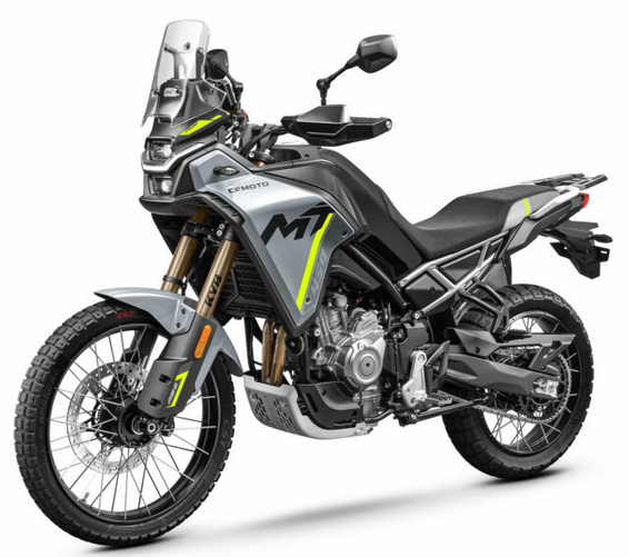 Moto 450MT em preto.