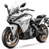 Moto 650GT em branco.