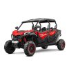Moto ZFORCE 950 Sport-4 em vermelho.