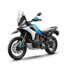 Moto 800MT Sport em azul.
