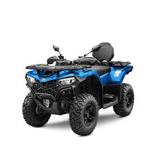 Moto CFORCE 520L em azul.